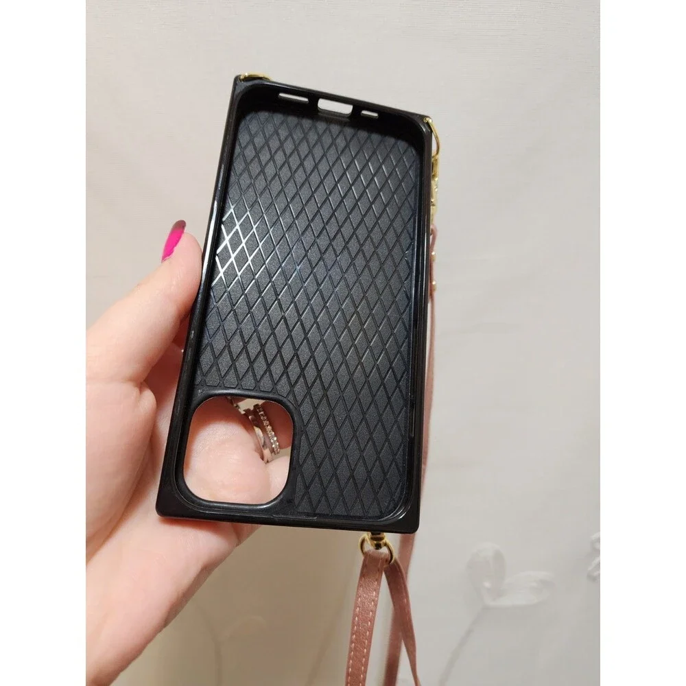 Cell Phone 3 Pc Lot Pink Black Protector Carrying Case Straps Wallet Durable